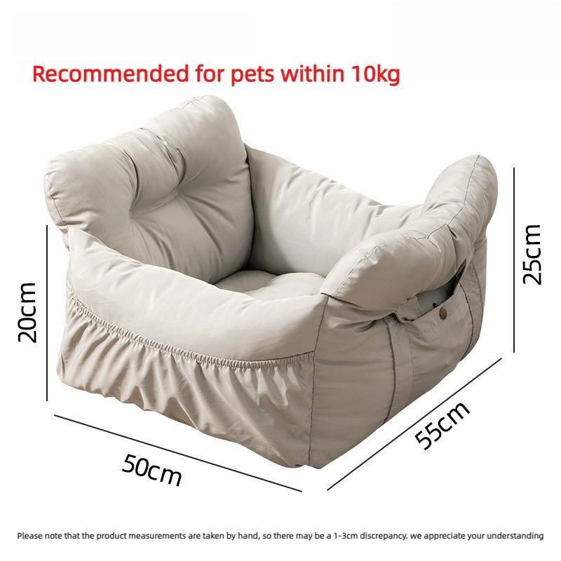Pet Car Kennel Going Out Heighten Thicken Comfortable Pet Car Nest Small Dog Safety Seat Car Carrying Bag Non Slip Out Pet Bag