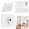 5/10/20Pcs Adhesive Wall Mount Screw Hooks Picture Frame Wall Hangers Without Nails Heavy