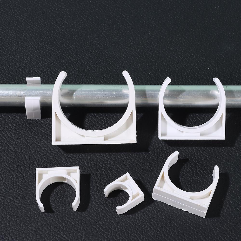 10Pcs Garden Irrigation Pipe Clamp Aquarium Fish Tank Watering Adapter Water Tube Holder Fixed Snap Fittings 16/20/25/32/40/50mm