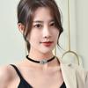 Gothic Collar Necklace Punk Rock Pu Leather Choker Collar Necklace for Women,Teens Girls,Individuality Neck Jewelry