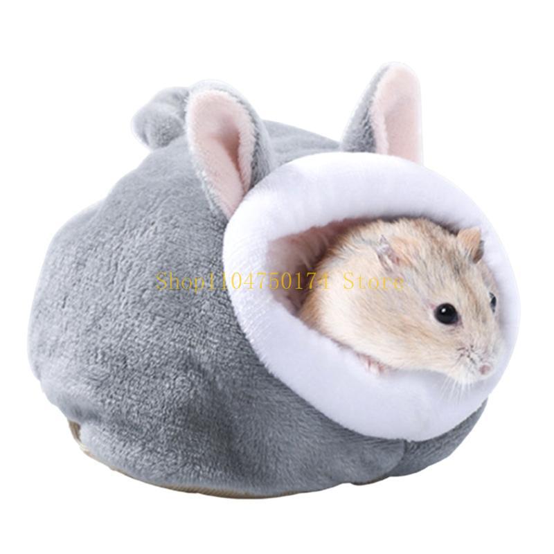 

Hammock Bed Ferret Rodents Hammock Bed Hideout Cage Accessories Toy Bed for Guinea Pigs Chinchilla Hedgehog Glider top sale сірий колір