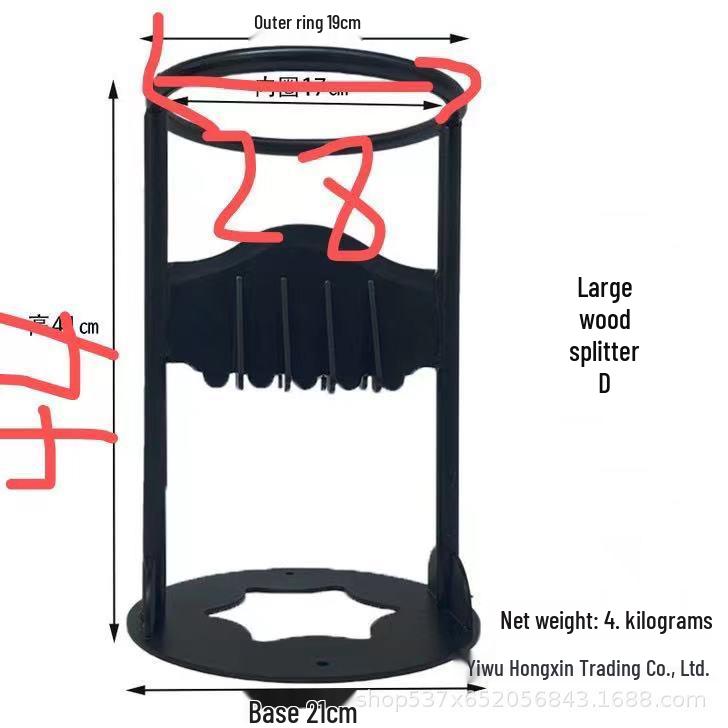 Manganese Steel Manual Firewood Splitter: Labor-Saving Axe for Outdoor Wood Chopping