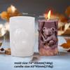 3D Cute Squirrel Aromatherapy Candle Mold DIY Creative Simulation Koala Relief Cylinder Resin Mold Cement Gypsum Home Decoration