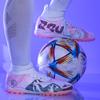 Men's High-top Sock Mouth Football Shoes Youth Sports Shoes Football Training Shoes Art Makeup Lawn Children Football Boots