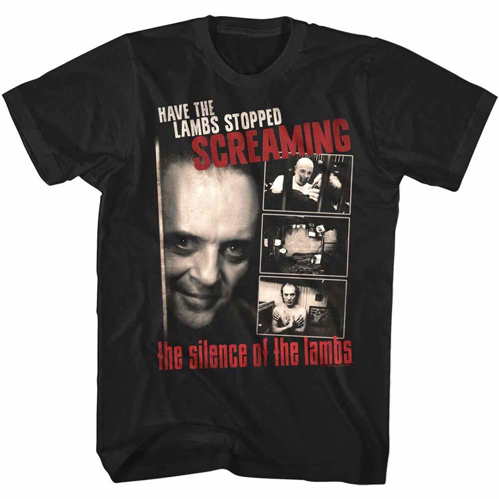 Silence of the Lambs Stopped Screaming Men T Shirt M