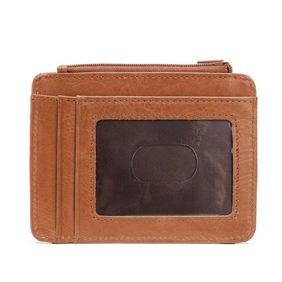 Anti-degaussing Design Short Snap Button Zipper Closure Faux Leather Men Wallet Multiple