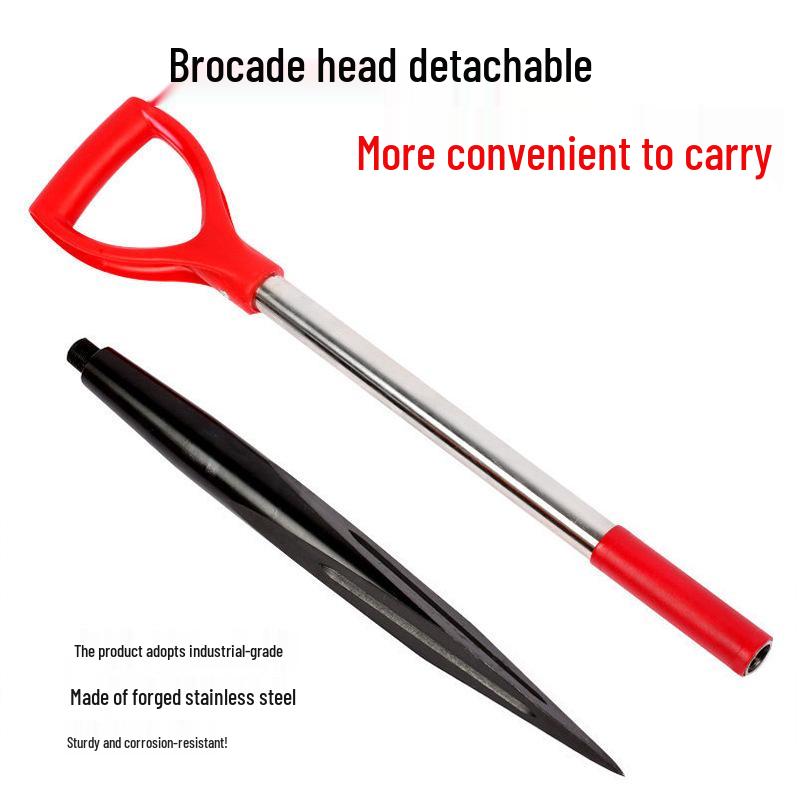 Ice Fishing Multi-Tool: Ice Awl, Chisel, Shovel, and Drill for Winter Icebreaking