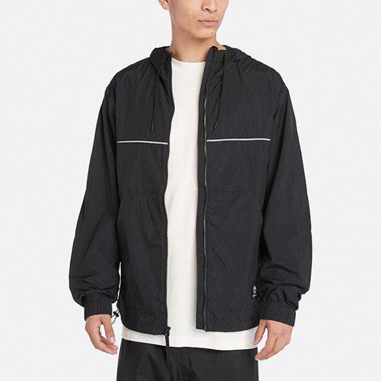 Timberland Reflective Outdoor Hooded Jacket Unisex Jacket Black A41B5-001