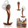 Plovoucí rozlévající se šálek na kávu Socha Kuchyňská dekorace Rozlití Kouzlo nalévání Splash Creative Desktop Decor Domácí dekorace