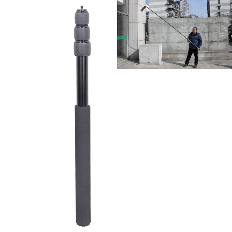 

Aluminum Alloy Handheld Boom Pole Holder for SLR Camera / LED Light Microphone, Max Length: 173cm(Black) чорний