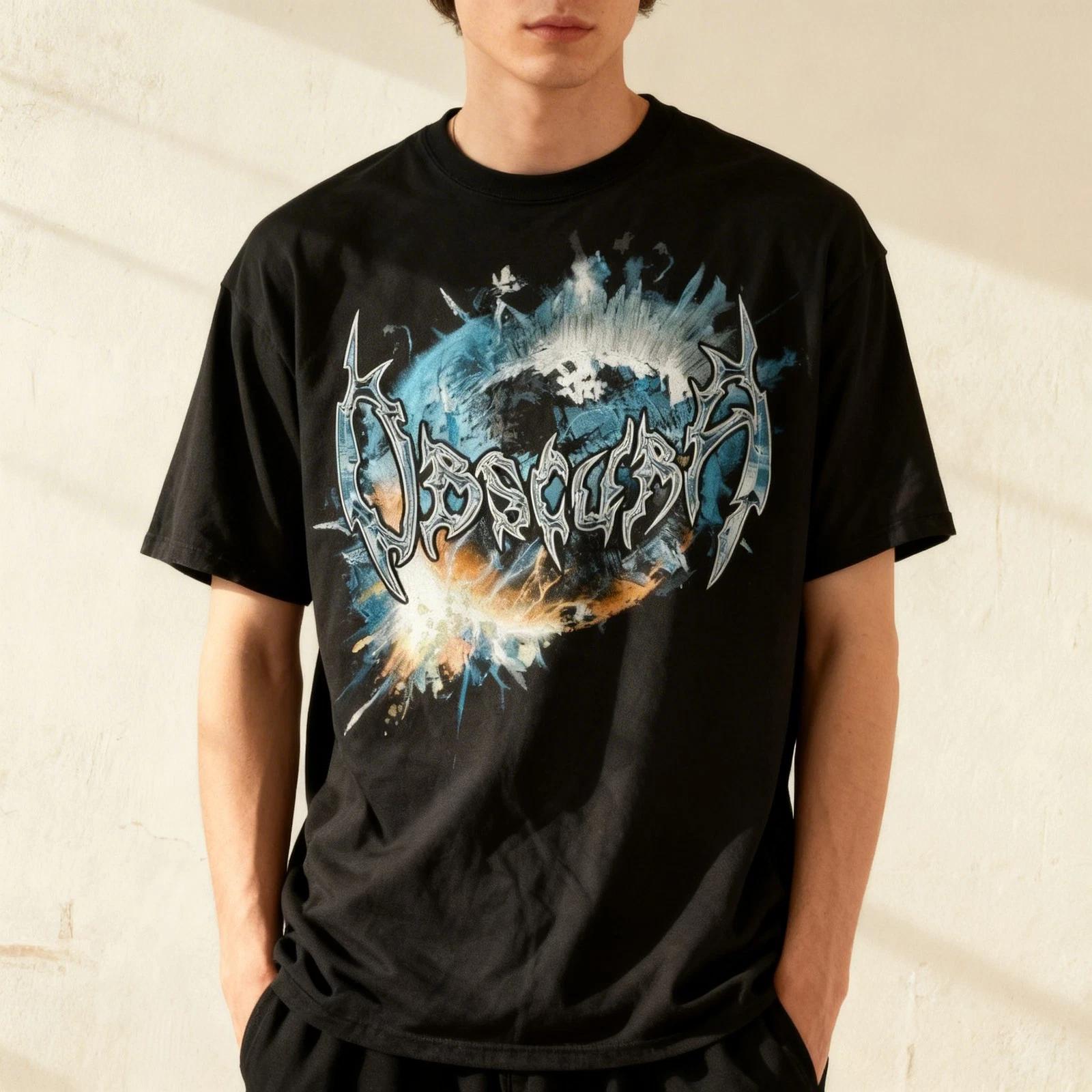 Футболка Obscura Band Cosmogenesis Death Metal Tour S-5XL 2XL
