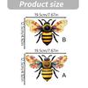 Creative Bees Wall Hanging Decoration For Garden Window Balcony And Outdoor Decoration Handcrafted With Rustproof Finish