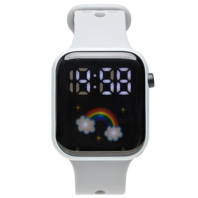 ALIAS LED Digitale Kinderuhr mit Silikonarmband, Grau, WW22043GY