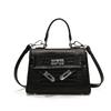New Korean Trend Niche Crocodile Pattern Portable Kelly Bag Versatile Commuter Personality Light Luxury Messenger Women's Bag