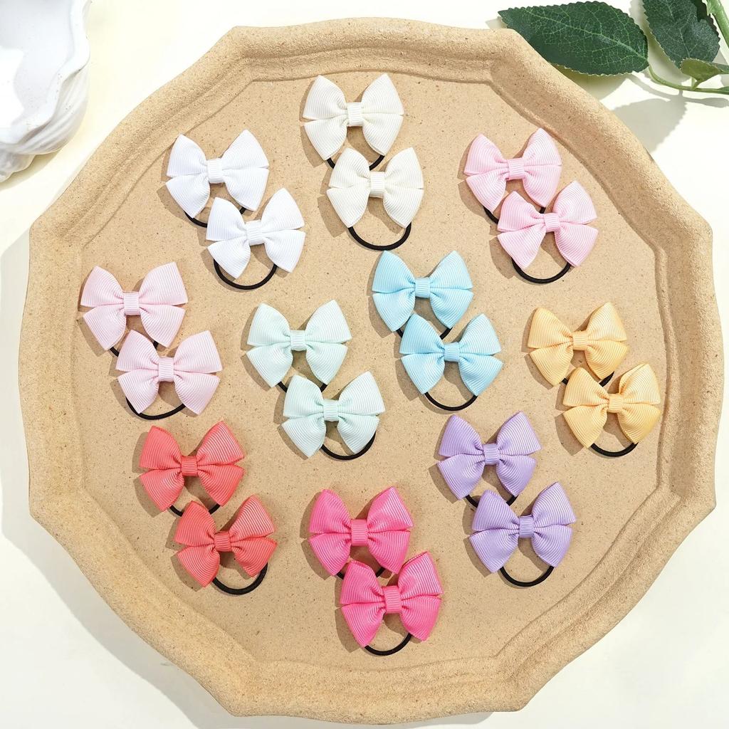 20/40/50 szt. 2" Rypsowa Wstążka Kucyki Kokardy do Włosów Elastyczne Gumki do Włosów Opaski do Włosów Uchwyty Akcesoria do Włosów dla Niemowląt Dziewczynek