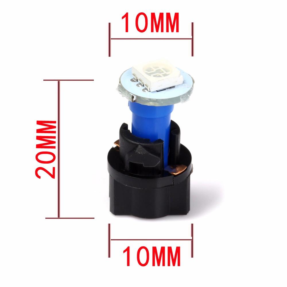 30/set 1SMD 5050 Led T5 Car Motorcycle Instrument Panel Cluster Gauge Dash Light