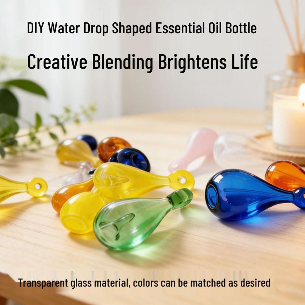 Colorful Glazed Beaded Aromatherapy Essential Oil Pendant Charm