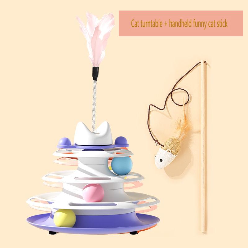 Brinquedos para Gatos Self Hi, Divertido, Divertido, Varinha para Gato, Pena, Animal de Estimação, Bola Giratória para Gato, Rato Durável e Coleção de Suprimentos para Gatos