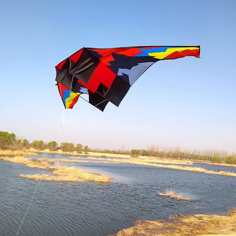 

Большой 3D планер-кайт - Взрослый, Легко запускать, Слабый ветер, Устойчив к сильному ветру