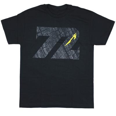 Men's Metallica 72 Seasons Charred Logo T-shirt  Black