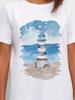 Casual Cotton T-shirt minimalist print Short Sleeve Fashion Men Women Summer Loose Oversized Short Sleeved Female Clothing