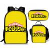 My Hero Academy Backpack Three Piece Set My Hero Academy Shoulder Bag Pencil Case Backpack