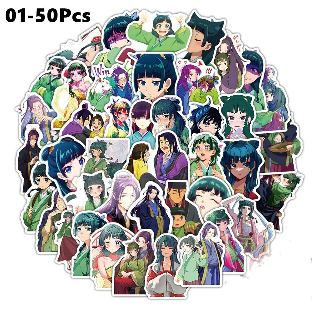 50Pcs/Set The Apothecary Diaries Stickers DIY Fashion Waterproof Doodle Decals Stickers