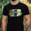 T-Shirt Herren Maus Als Polizist Motiv Baumwolle Größe XS Bis 5XL