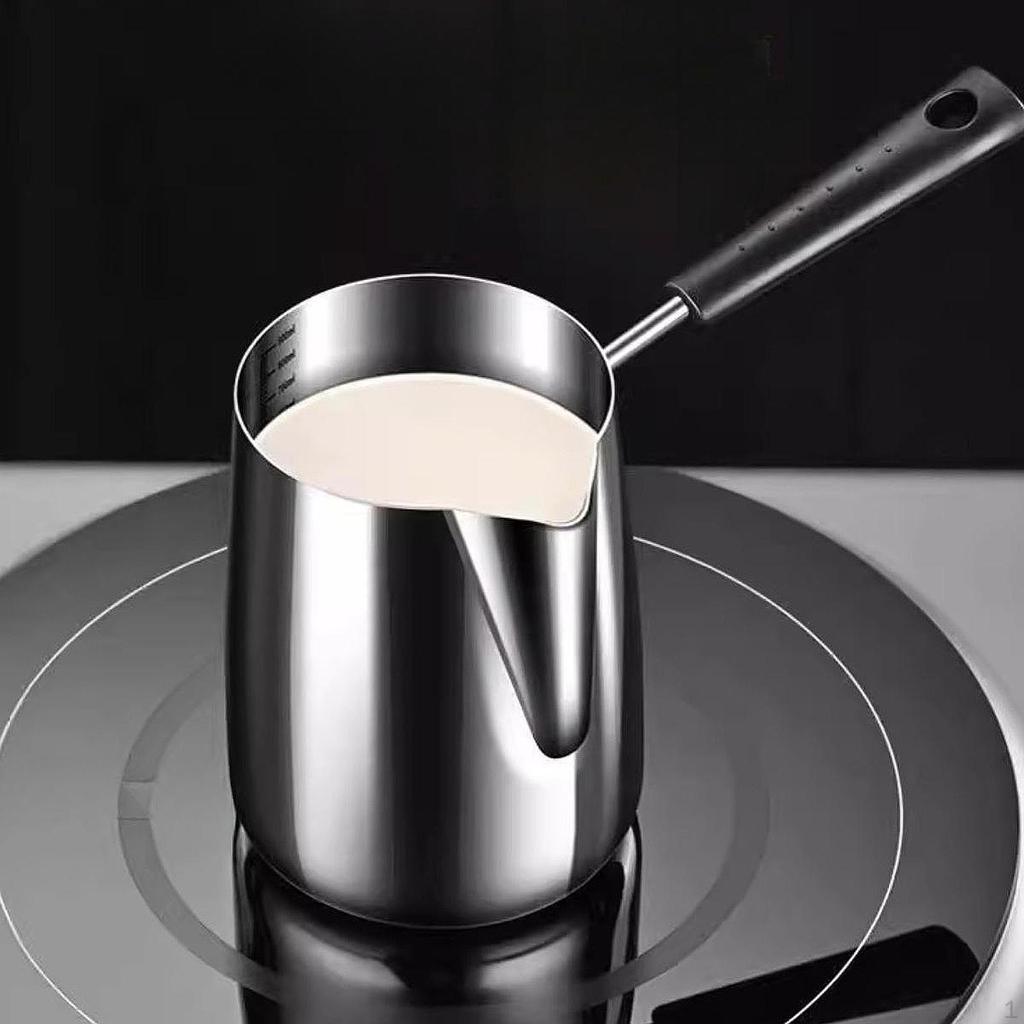 Chocolate Melting Pot Mini Soup Stainless Steel Condiment Sauce Pan Small Saucepan Turkish