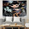 Coraline Print Tapestry, Backdrop, Easy Setup, Ideal for Bedroom, Office & Living Room, with Aesthetic Wall Hanging Decor.