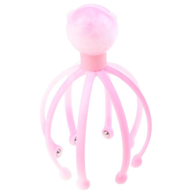 Head Massager Scratcher Neck Massage Scalp Relax Calm Stress Relief Octopus Tool