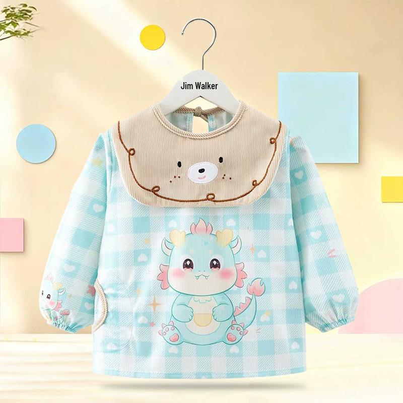 Unisex Baby Waterproof Long Sleeve Coveralls: Autumn/Winter Bib & Apron