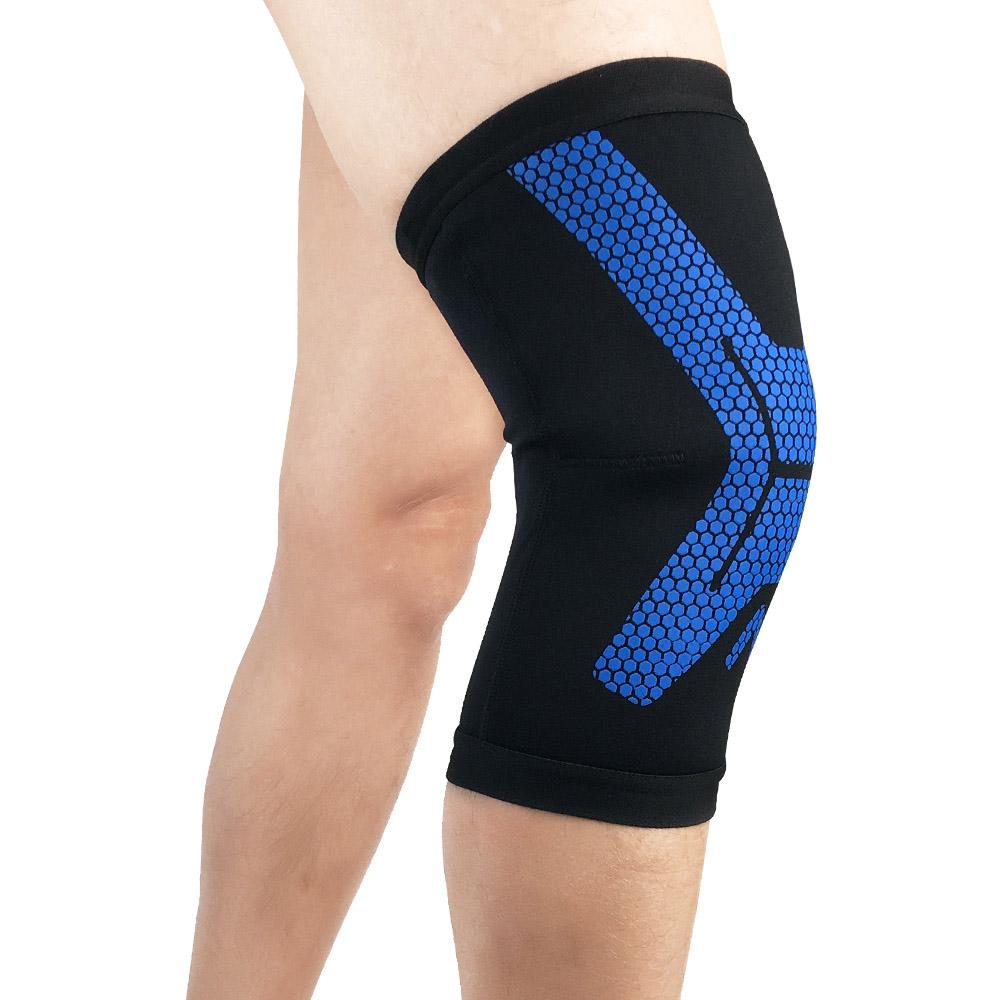 

Fitness Activities Knee Protection Pads Stylish Pattern Compression Sleeve Supports Jogging High Quality Durable Construction Practical Daily Use M