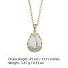 Fashion Tulips Pendant Necklaces for Women Fashion Zirconia Necklace Wedding Party Jewelry Accessories