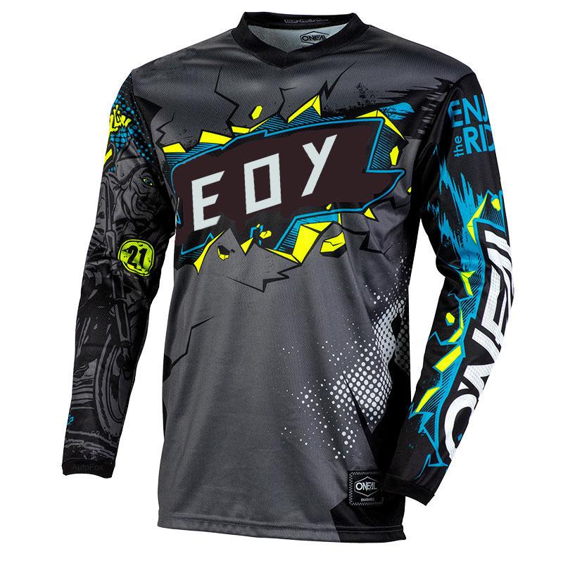 Modne T-shirty z nadrukiem Jesienne Ubrania Męskie i Damskie T-shirty z Długim Rękawem z Okrągłym Dekoltem Bluzki Męski T-shirt Outdoorowy Pulower