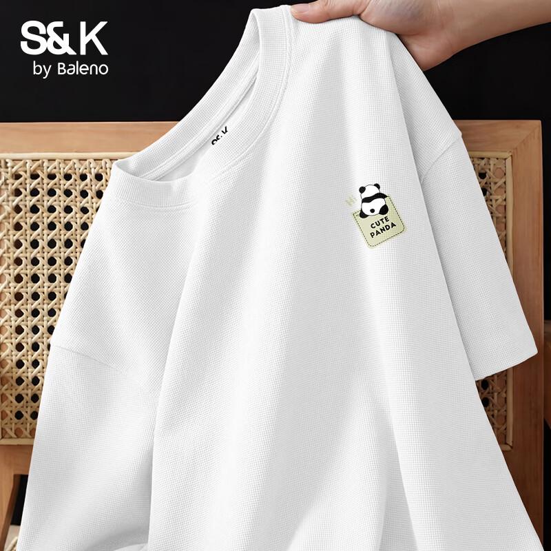 Baleno Men s Waffle Knit JPB Slouchy Panda Short Sleeve T-Shirt 2XL