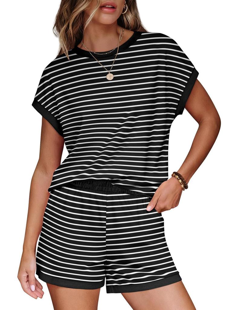 2026 Summer Women's European & American Casual Loose Pajama Set