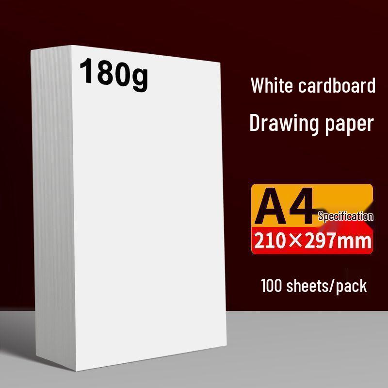 Weiße Kartonblätter - A4 & A3, Holländisch Weiß, für Kinderkunst, 4K- & 8K-Zeichnungen und Bastelprojekte.