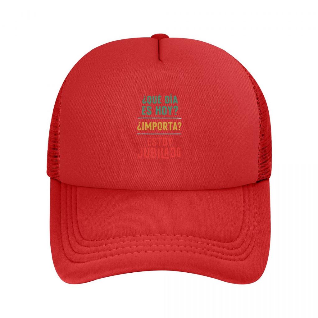 Baseball Caps I Retired Funny Spanish Text Retirement Mesh Hats Sport Quality Men Women Hats