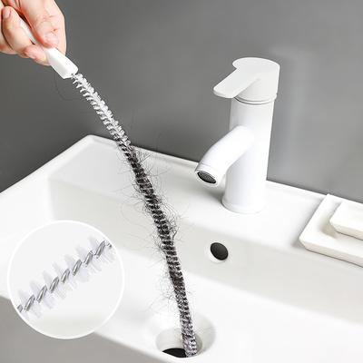 Super Long Pipe Dredging Brush Bathroom Hair Sewer Sink Cleaning Brush Flexible Drain Cleaner Clog Plug Hole Remover Tool