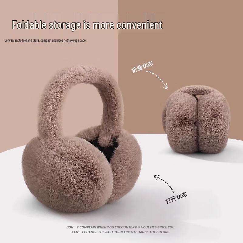Kyxin Winter Foldable Faux Fur Ear Warmers