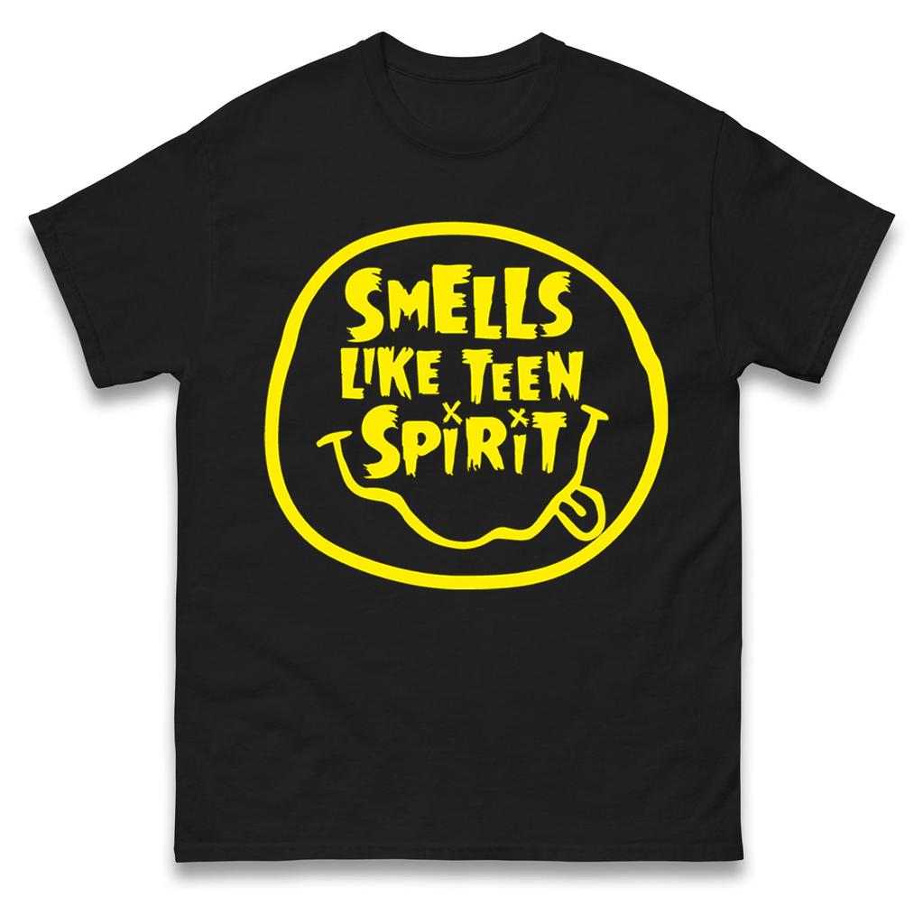 Nirvana Smells like Teen Spirit T Shirt Tshirt Mens Womens Unisex Tops Tees