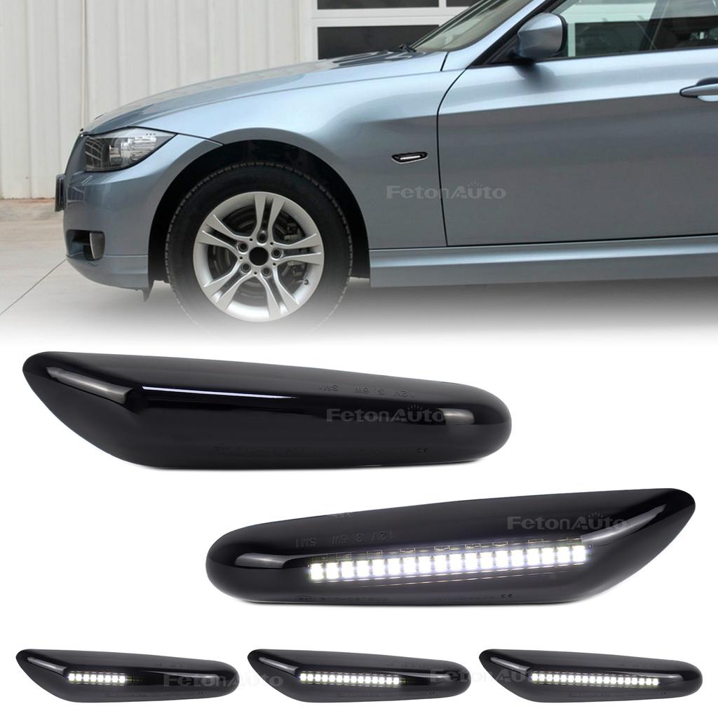 2 Pcs Dynamic Flasher Turn Signal Side Marker Lights Running Water For BMW E90 E91 E92 E93 E60 E87 E82 E61 E46 LED LightsTurn Signal 2