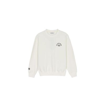 MLB New York Yankees Sweatshirt Unisex Cream 3AMTB0751-50CRS