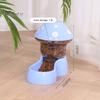 Pet Food Feeder 1 Set Cat Water Auto Replenishment Large Capacity Mushroom Dispenser Shape Dog Container Supplies Bowl