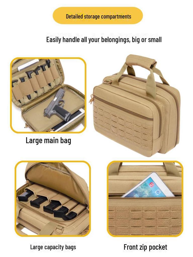 Unisex Laser-Cut Polyester Chest Bag for Outdoor Sports & Tactical Gear