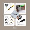Torx Screwdriver Set Hex and Repair Precision Screwdriver Set for Digital and Spatula Wanda-b (12 pieces) T3, T4, T5, T6, T7H, T8H, T10H, Lobe,