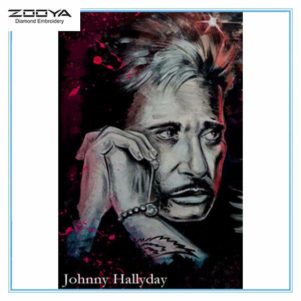 

ZOOYA 3D Алмазная вышивка Картина Вышивка крестиком Круглый горный хрусталь Картина Человек