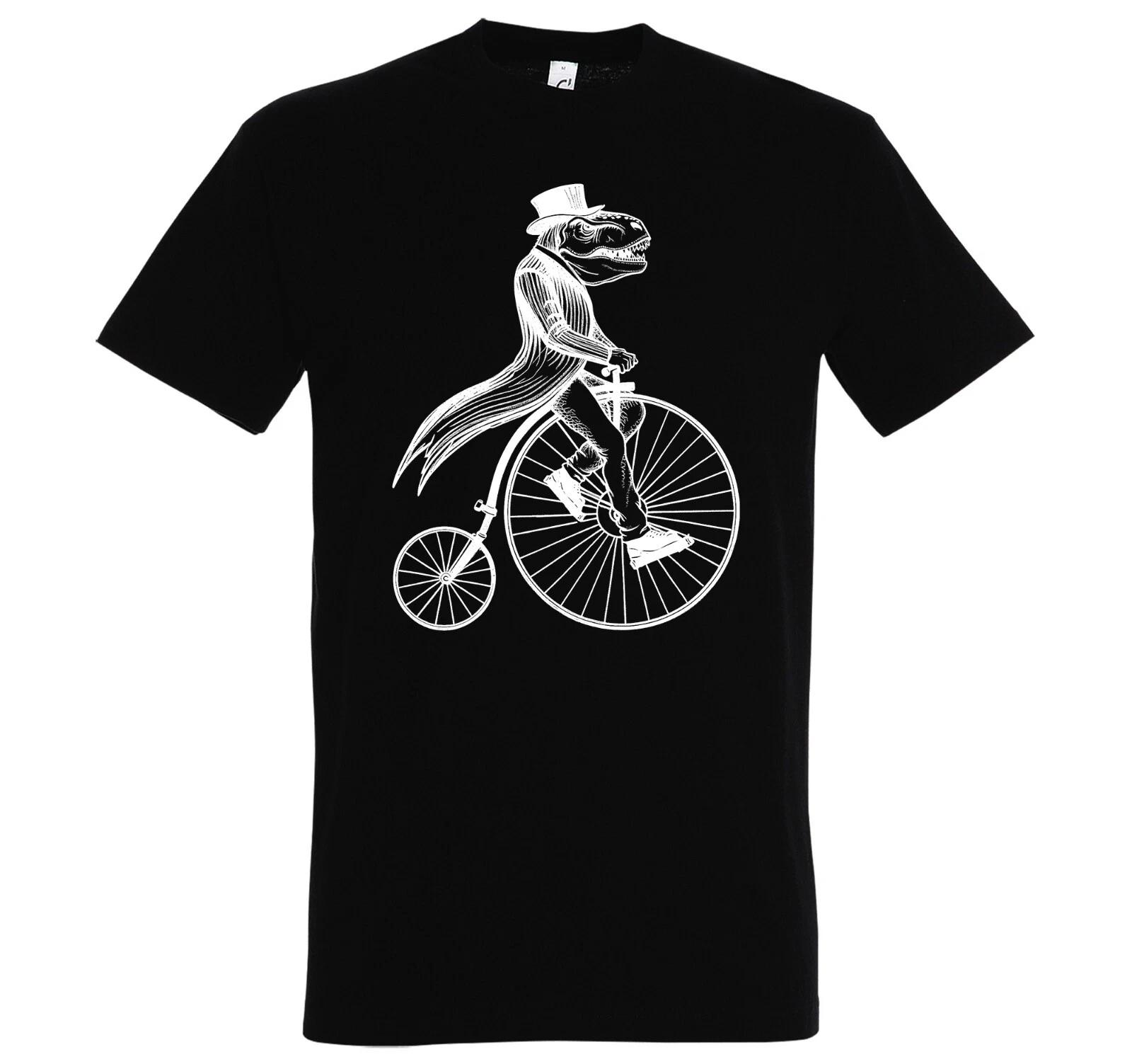 Youth Designz Mens T-Shirt T-Rex Two Wheeler Logo Print Fun Park Movie Dinosaur 3XL