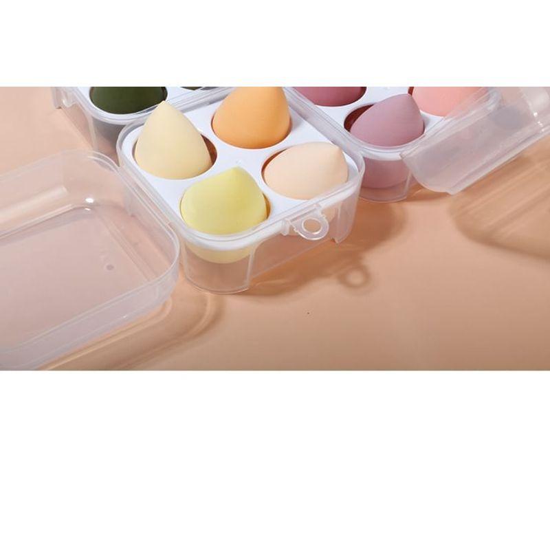 Fondes - Set of 4: Makeup Blender Beauty Sponge with Case